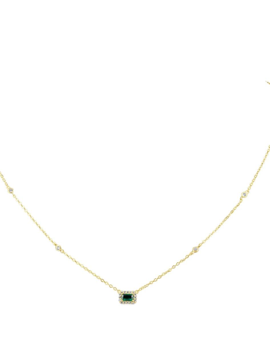 Nora Emerald Necklace - Alden+Rose LLC 