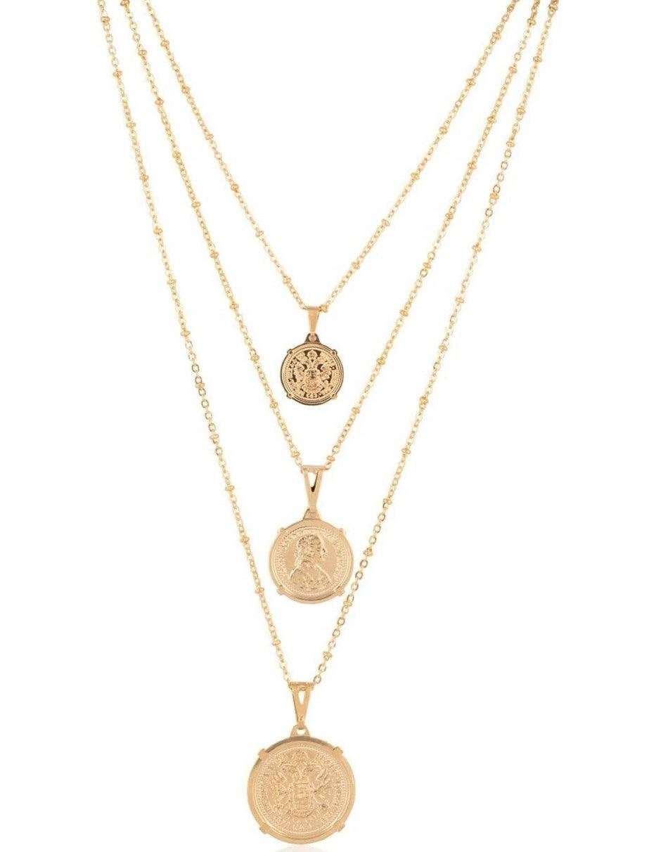 Emperor Coin Necklace (Larger) - Alden+Rose LLC 