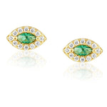 Emerald Evil Eye - Alden+Rose LLC 