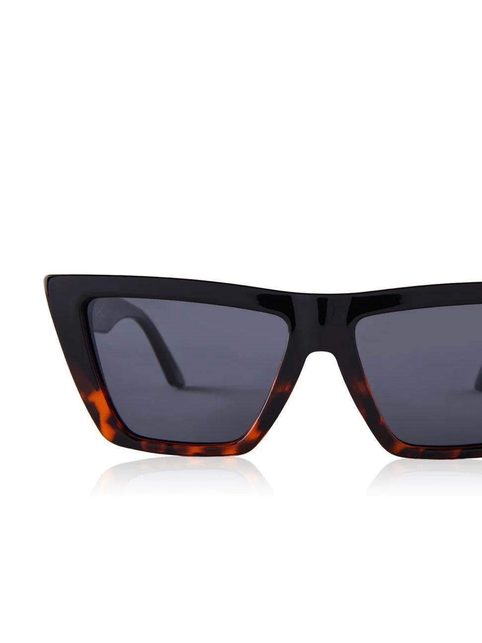 Square cat eye tortoise shell glasses 