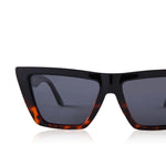 Square cat eye tortoise shell glasses 