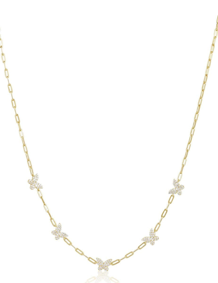 Lilia Butterfly Necklace - Alden+Rose LLC 