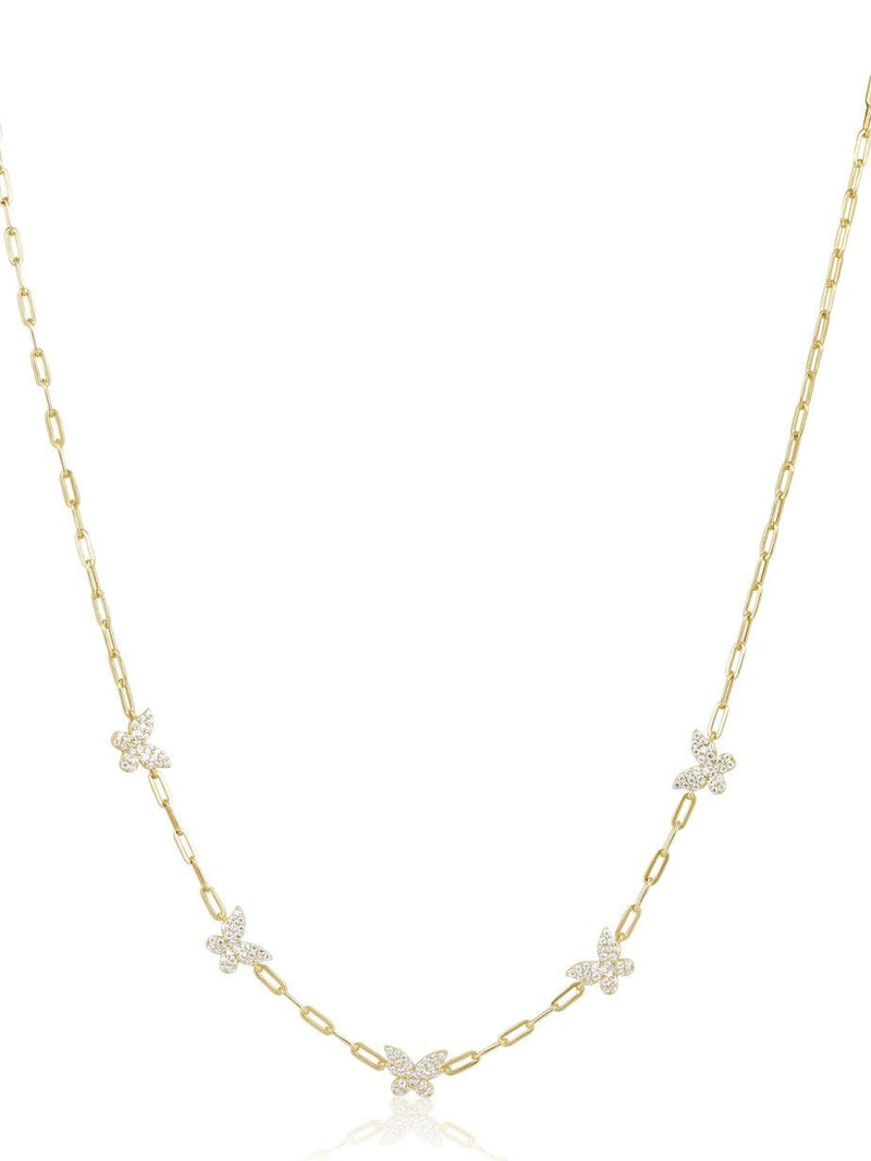 Lilia Butterfly Necklace - Alden+Rose LLC 