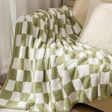 Luxe Checkerboard Throw Blanket - Alden+Rose LLC 