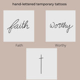 Words for a Season Temporary Tattoos - Alden+Rose LLC 