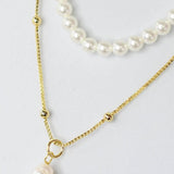 Pearled and Layered Necklace - Alden+Rose LLC 