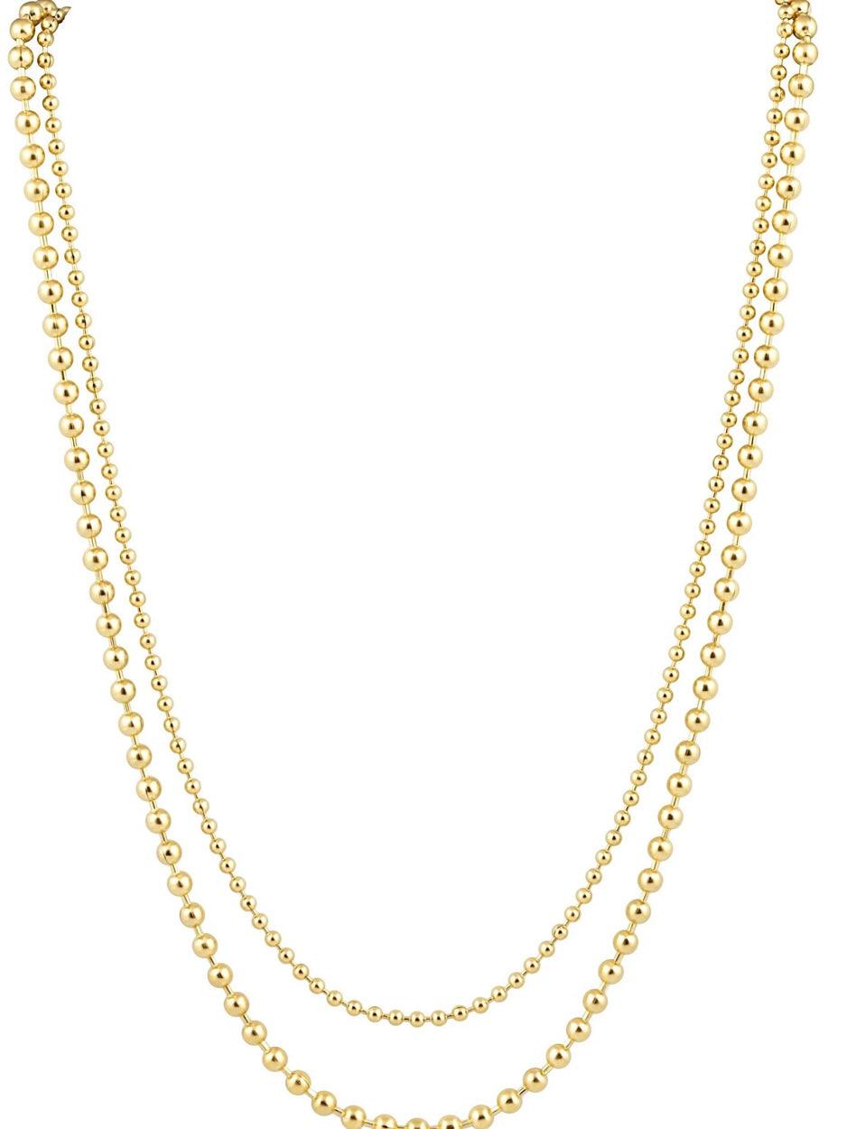 Dutches Double Beaded Necklace - Alden+Rose LLC 