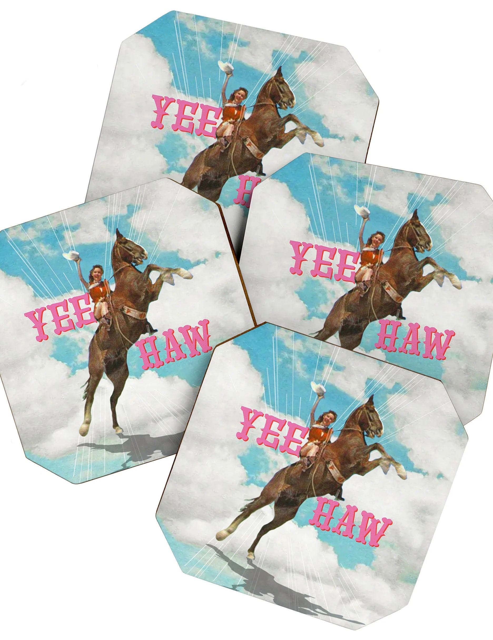 Cowgirl coasters