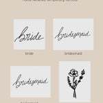 Words for a Season Temporary Tattoos - Alden+Rose LLC 