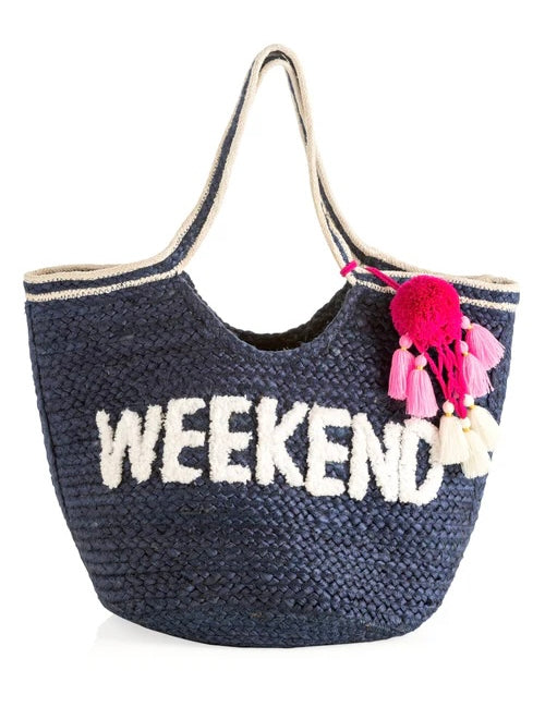 Woven Weekend Tote