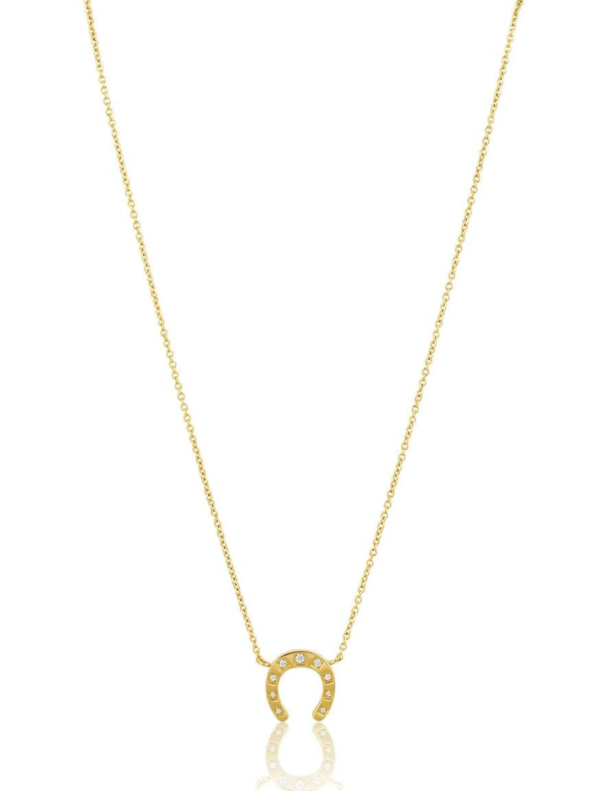 Maddox Horseshoe Necklace - Alden+Rose LLC 