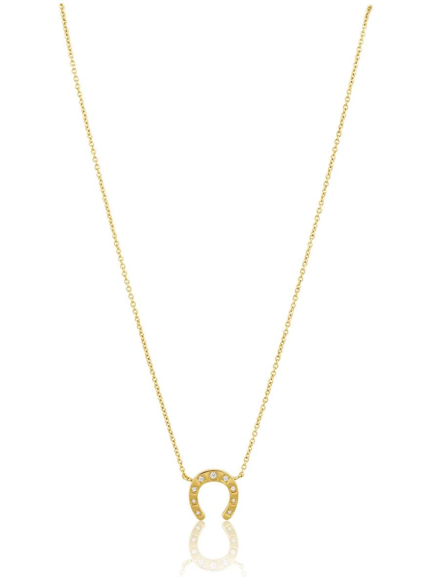 Maddox Horseshoe Necklace - Alden+Rose LLC 