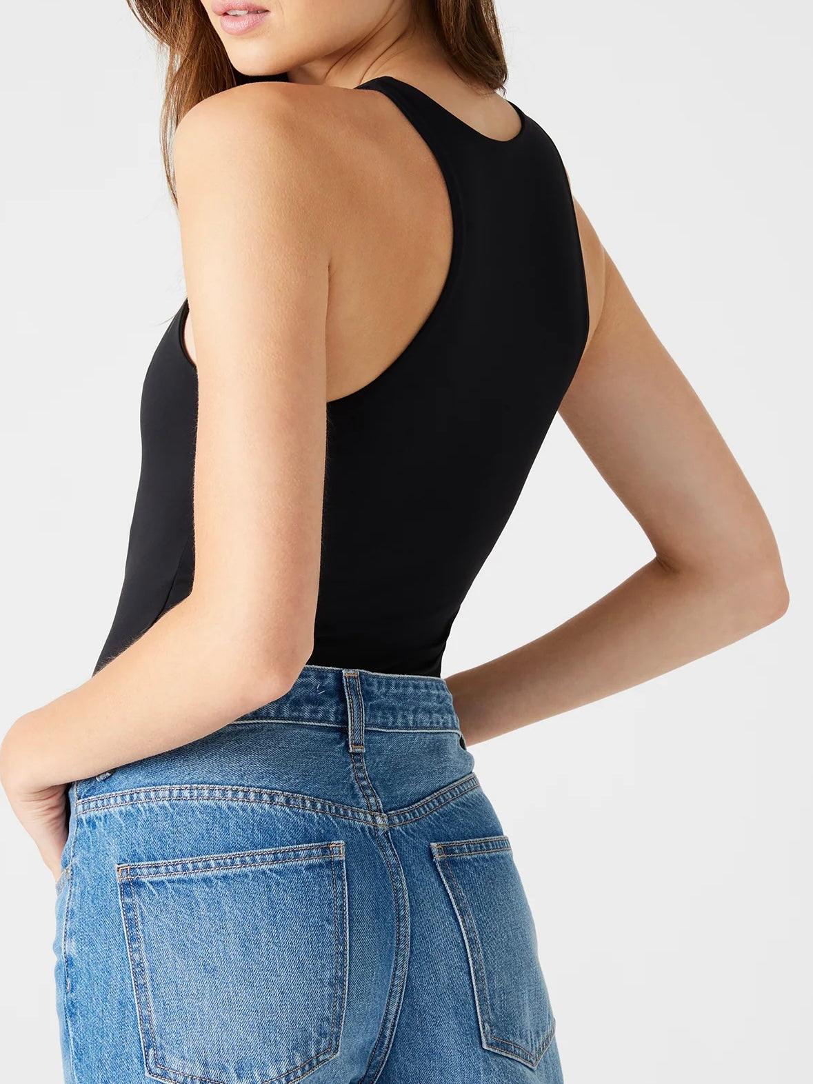 Nico In Black Bodysuit - Alden+Rose LLC 
