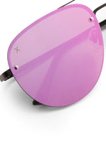 Sienna Matte Pink Mirrored Sunglasses