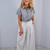 Nautical Navy Stripe Top