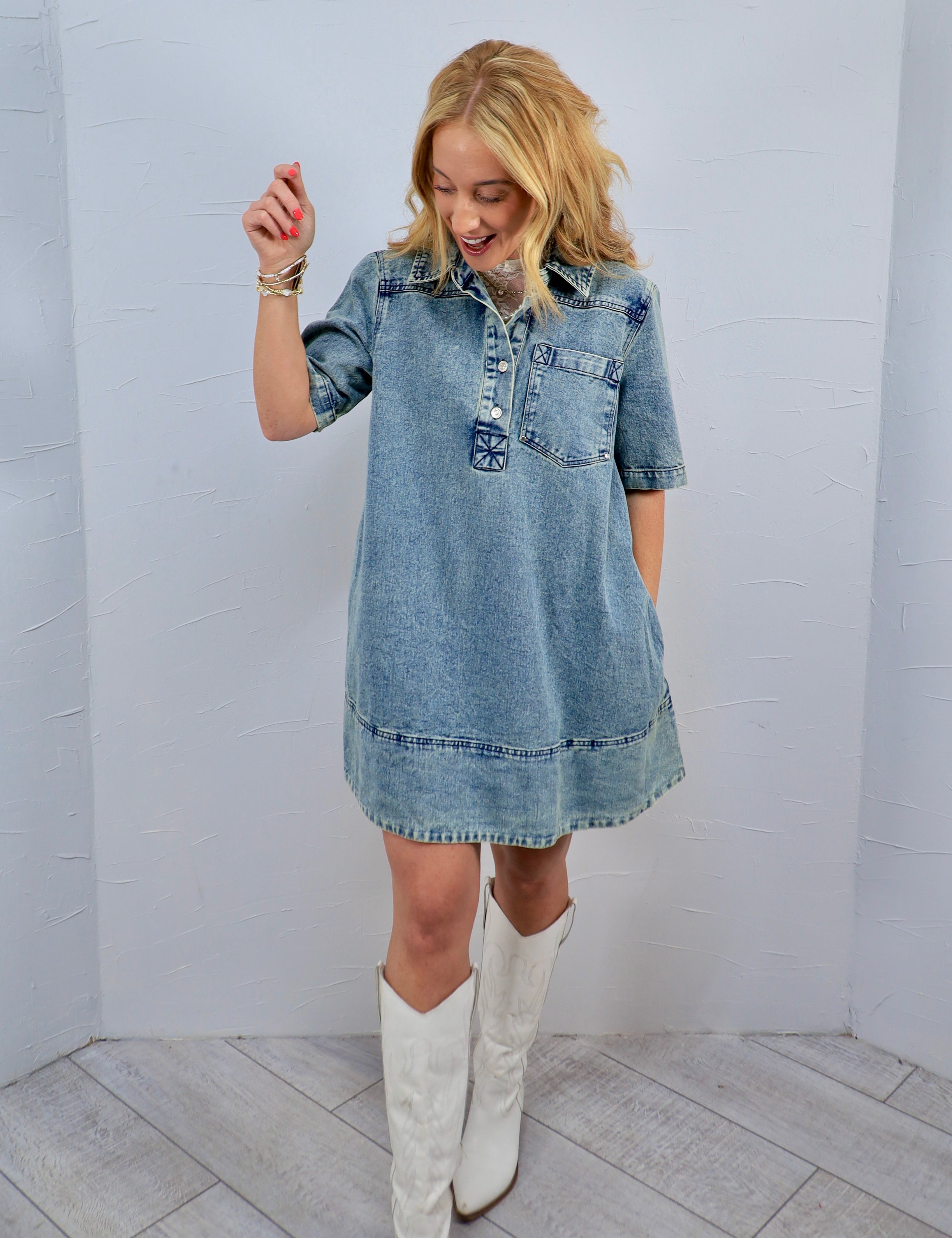 Drew's Denim Dress