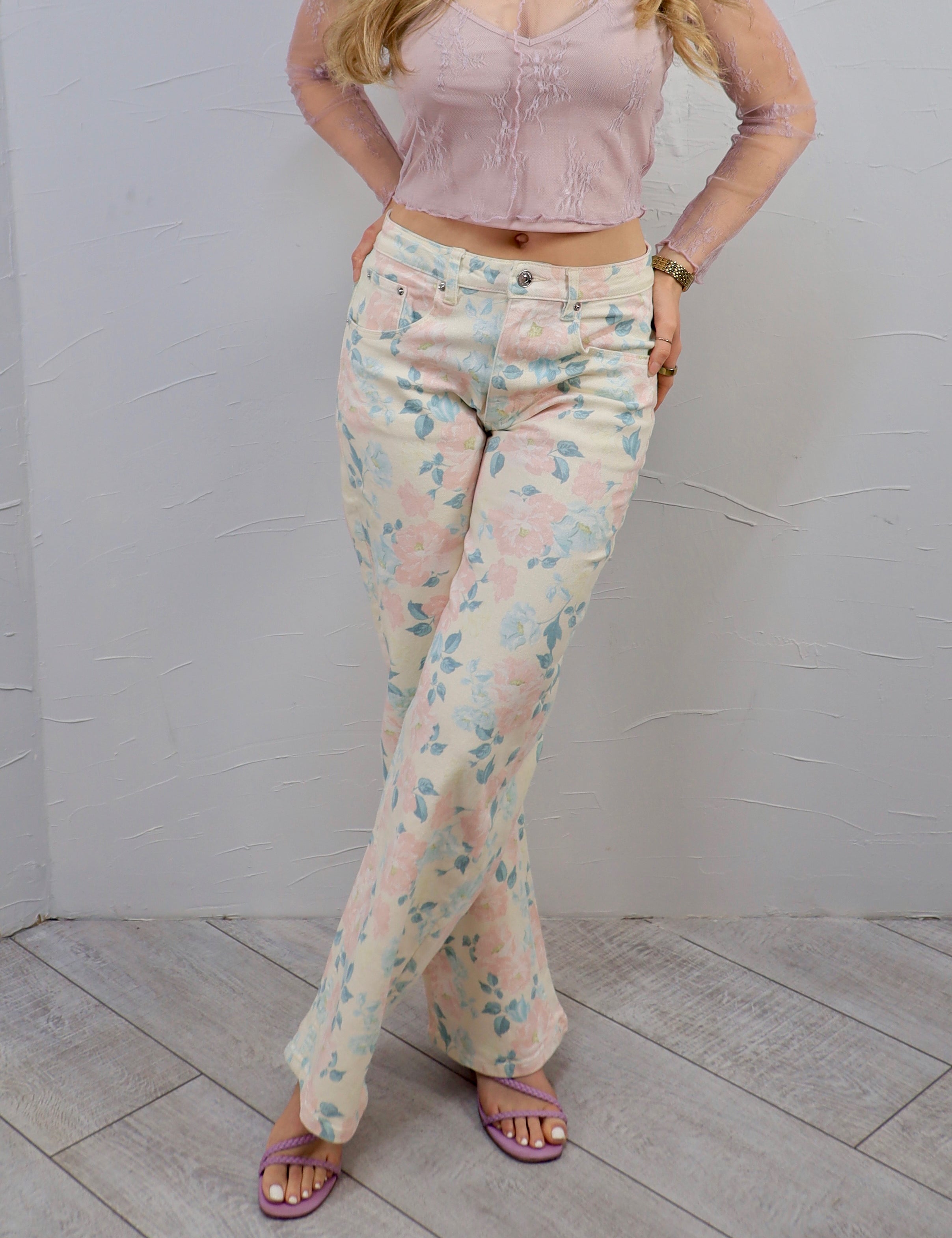 Sidnee Floral Denim