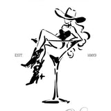 Cowgirl Country Club Tea Towel