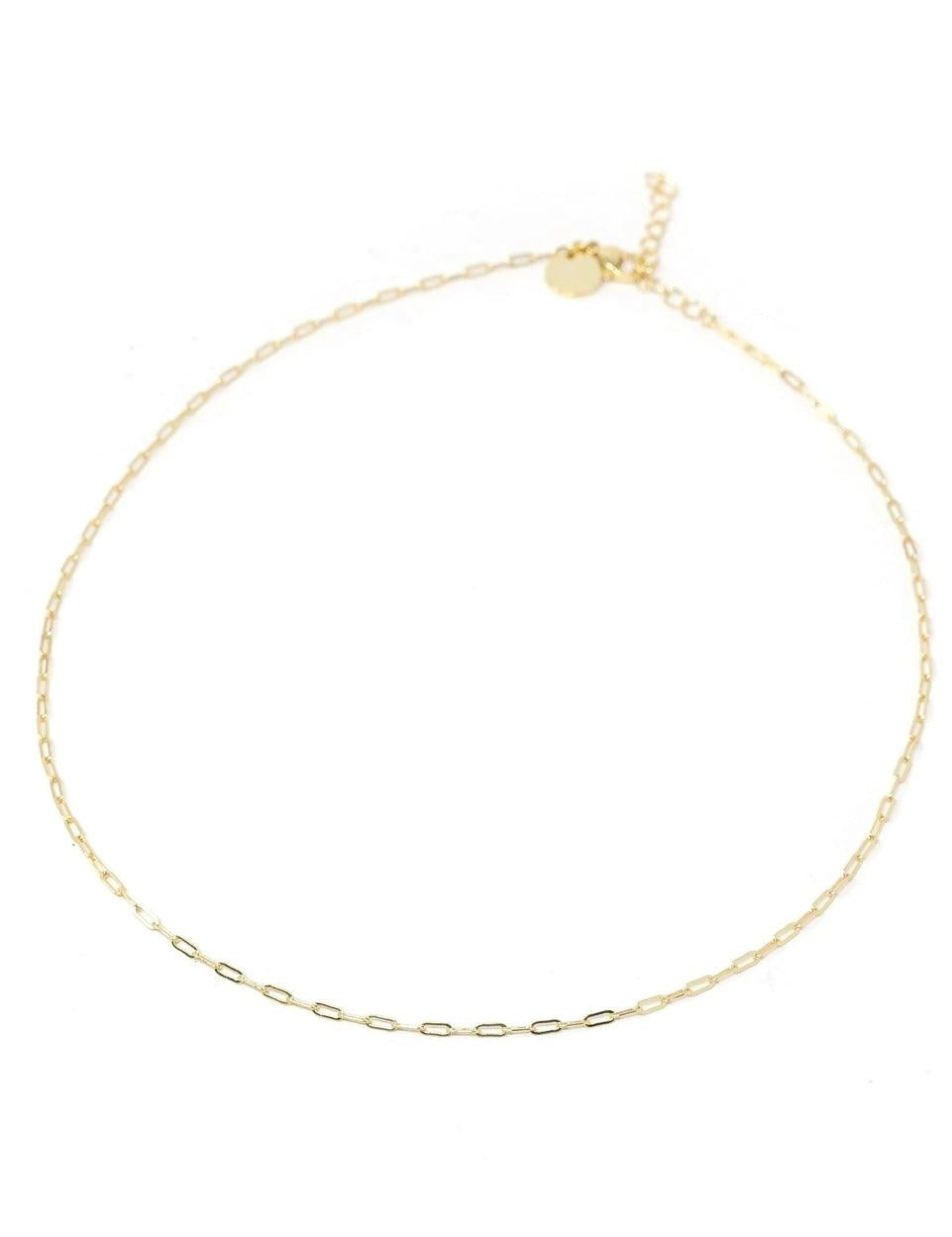 Mini Paperclip Chain Necklace - Alden+Rose LLC 