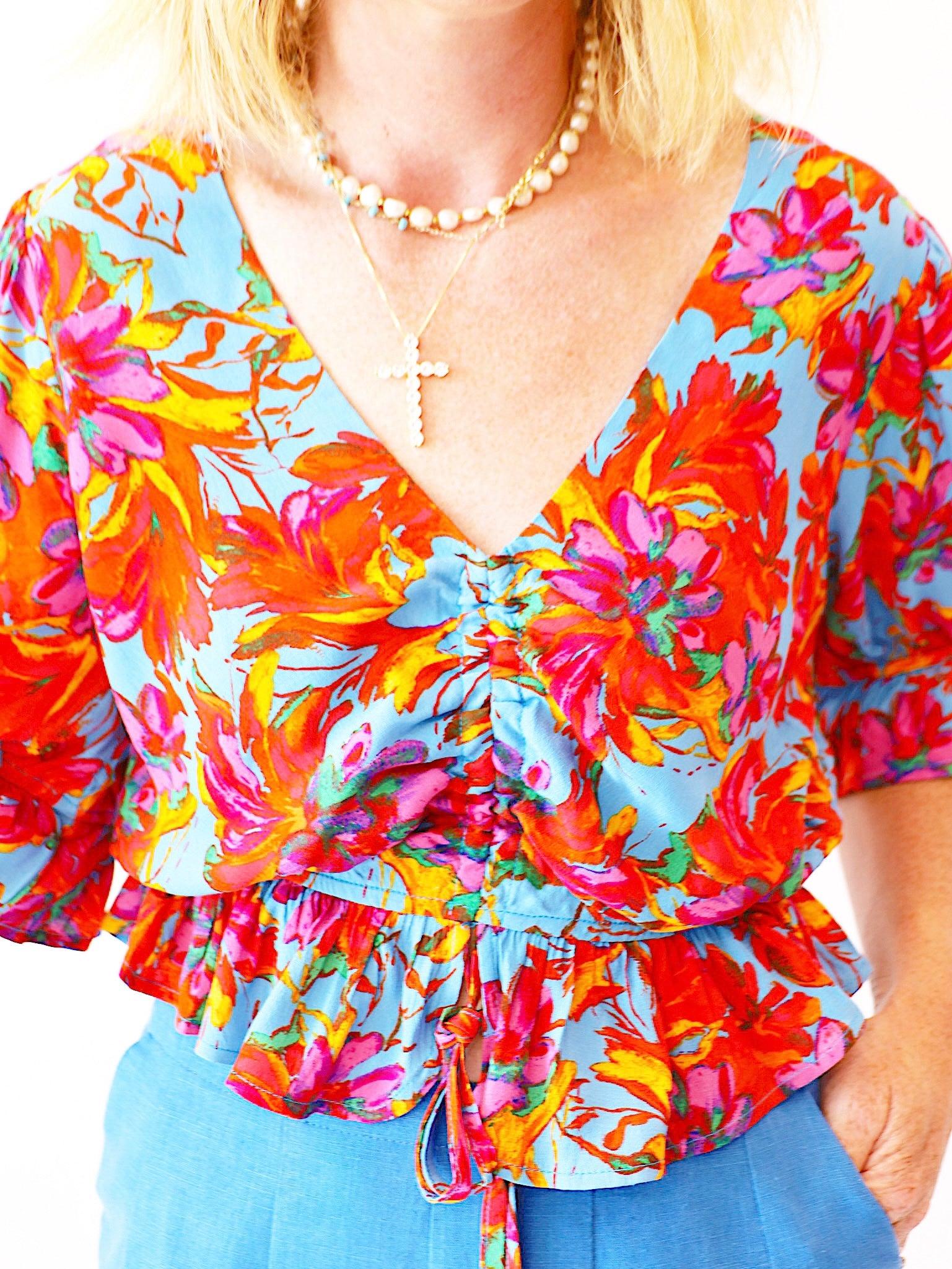 Frankie’s Floral Top - Alden+Rose LLC 