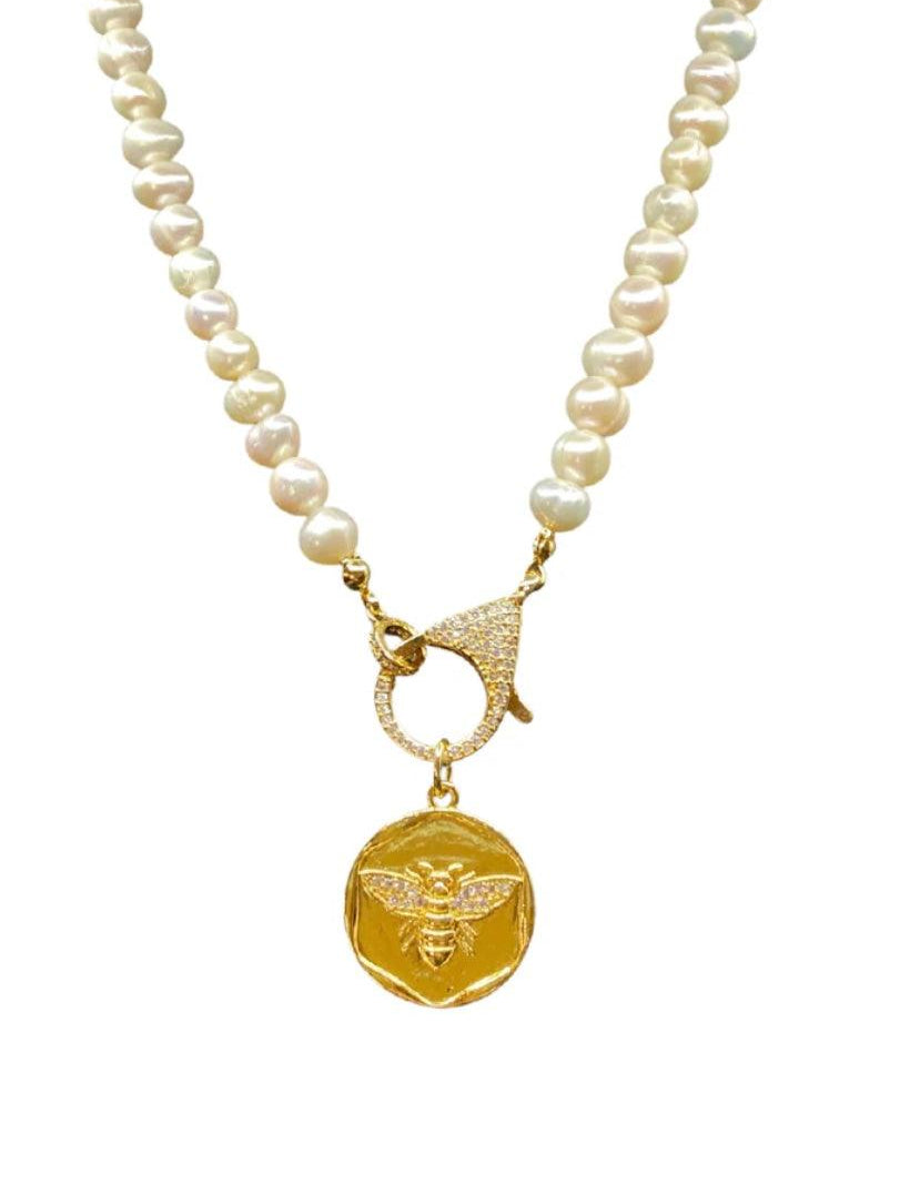 Bee Charm Necklace - Alden+Rose LLC 