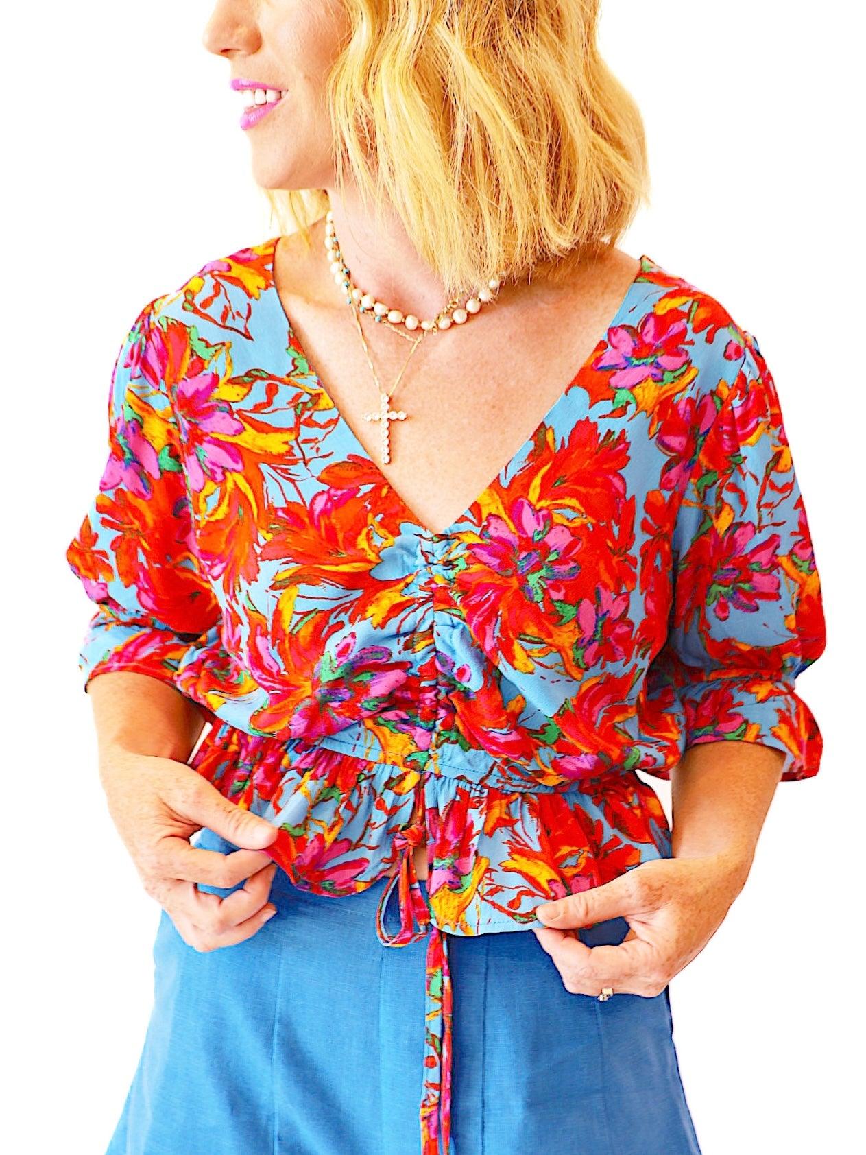 Frankie’s Floral Top - Alden+Rose LLC 