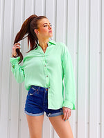 Sophisticated Chic Button Up Mint