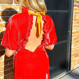 Rubie’s Red Velvet Dress - Alden+Rose LLC 