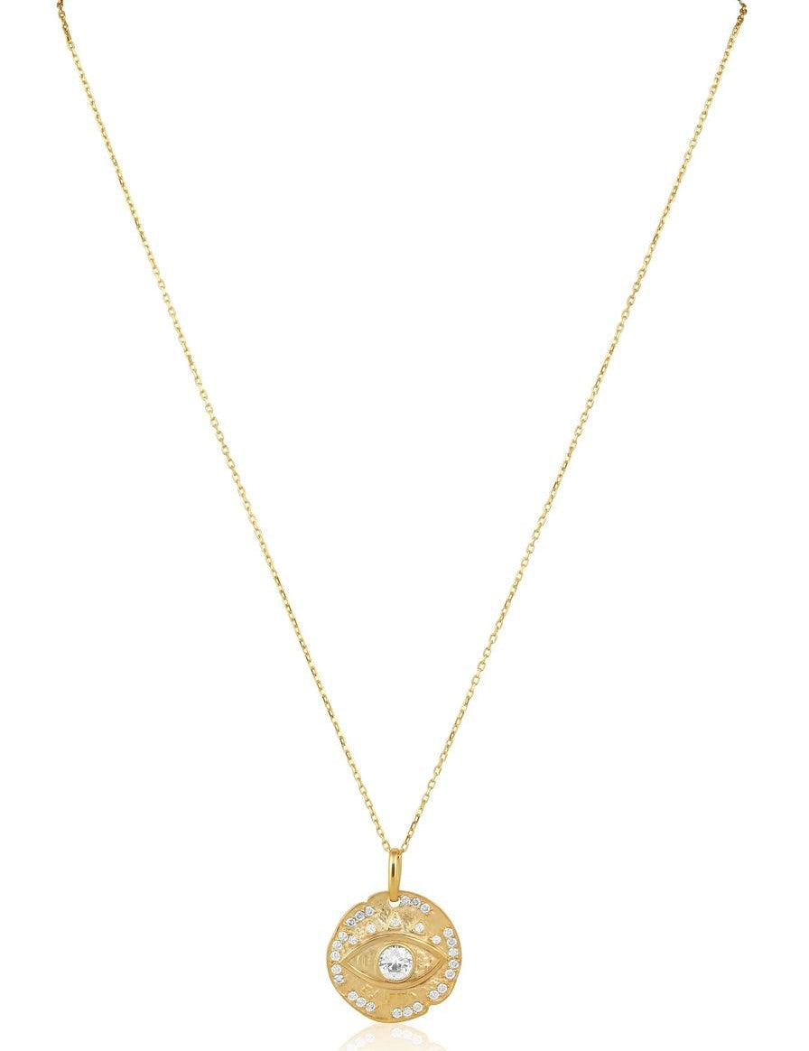 Paige Evil Eye Necklace - Alden+Rose LLC 