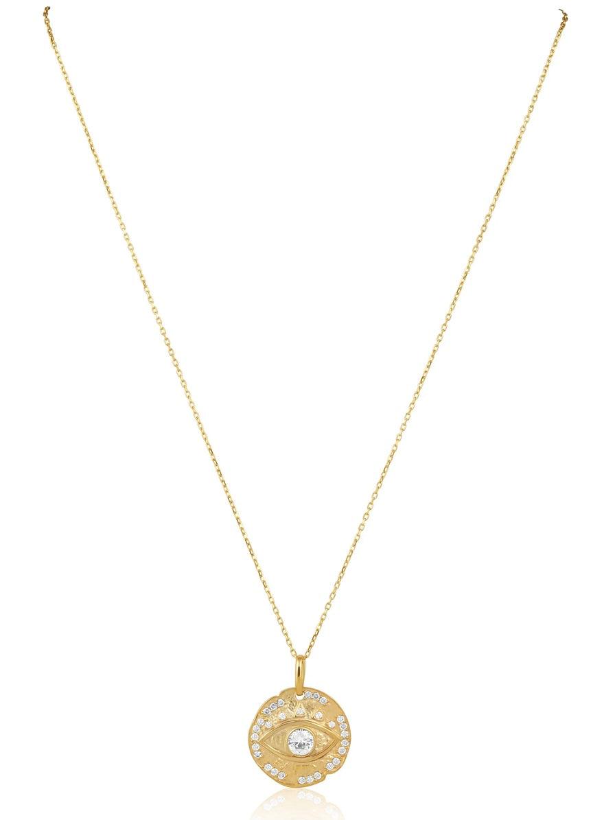 Paige Evil Eye Necklace - Alden+Rose LLC 