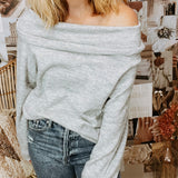 Scottie Off The Shoulder Sweater