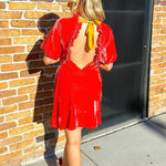Rubie’s Red Velvet Dress - Alden+Rose LLC 