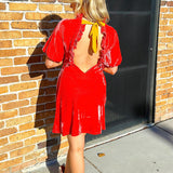 Rubie’s Red Velvet Dress - Alden+Rose LLC 