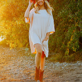Ready To Chill Oversized Shirt Dress